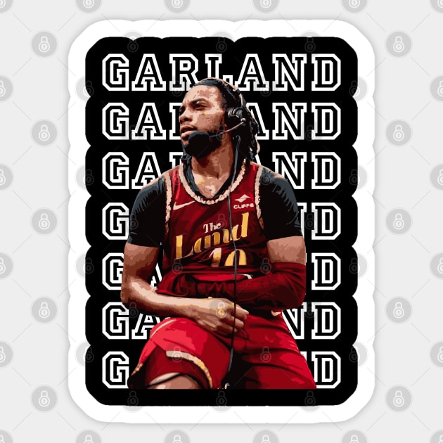 Darius Garland Basketball Sticker by Playful Creatives